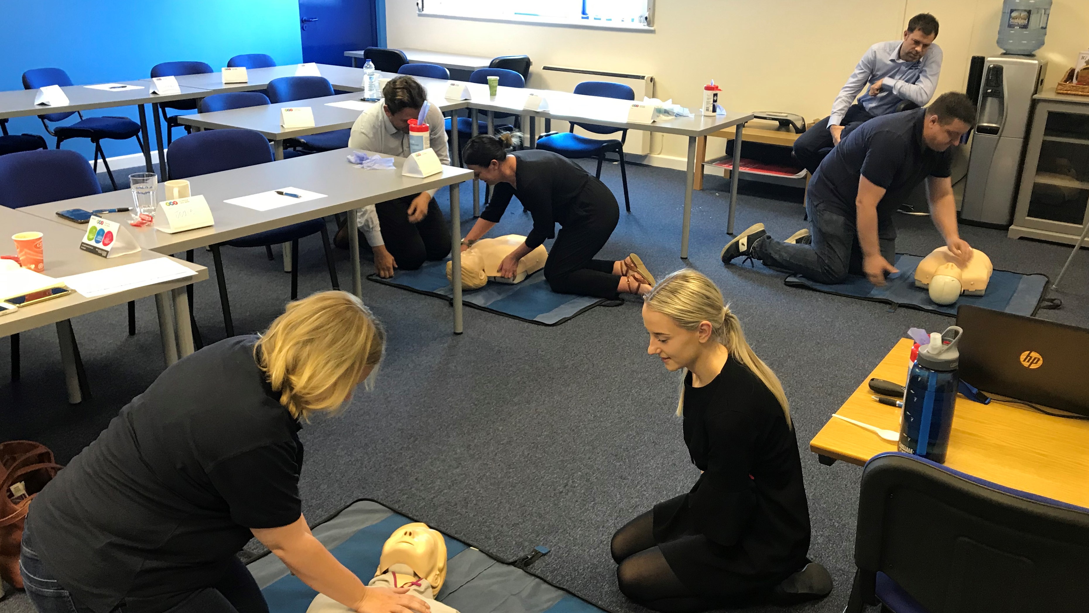 image shows First Aid Training