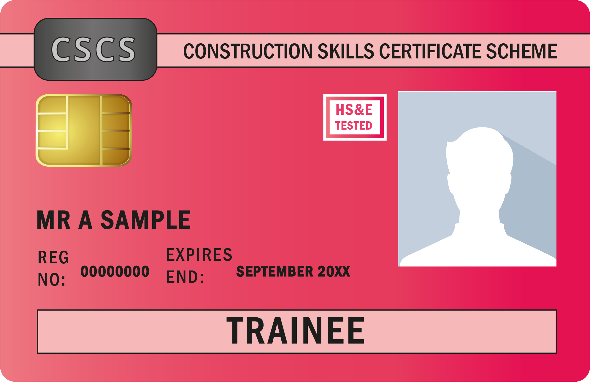 Image shows Trainee Red Card