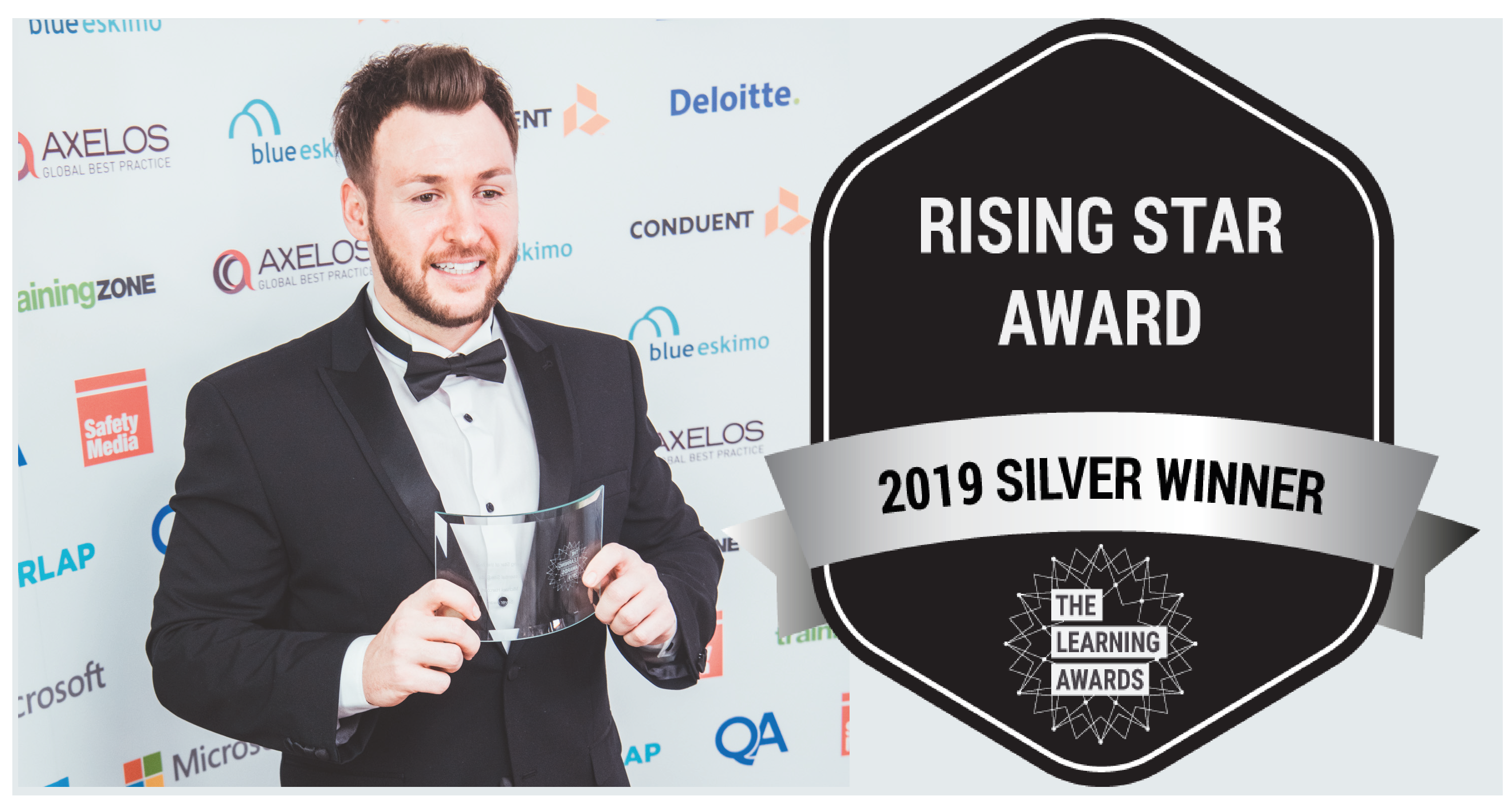 Michael Harcourt: Rising Star award winner at the Learning Awards 2019