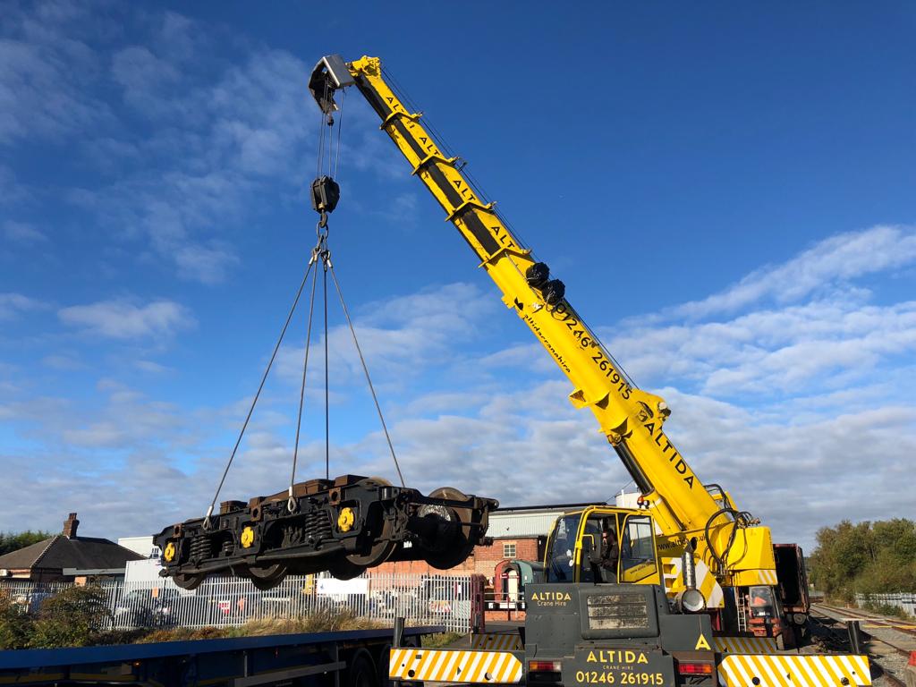 Image shows appointed person using lifting crane