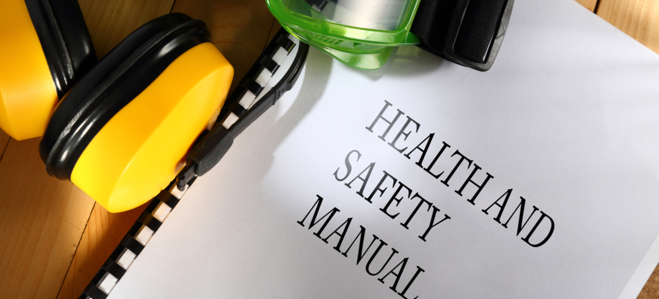 image of a health and safety manual for ESS blog on health and safety consultancy