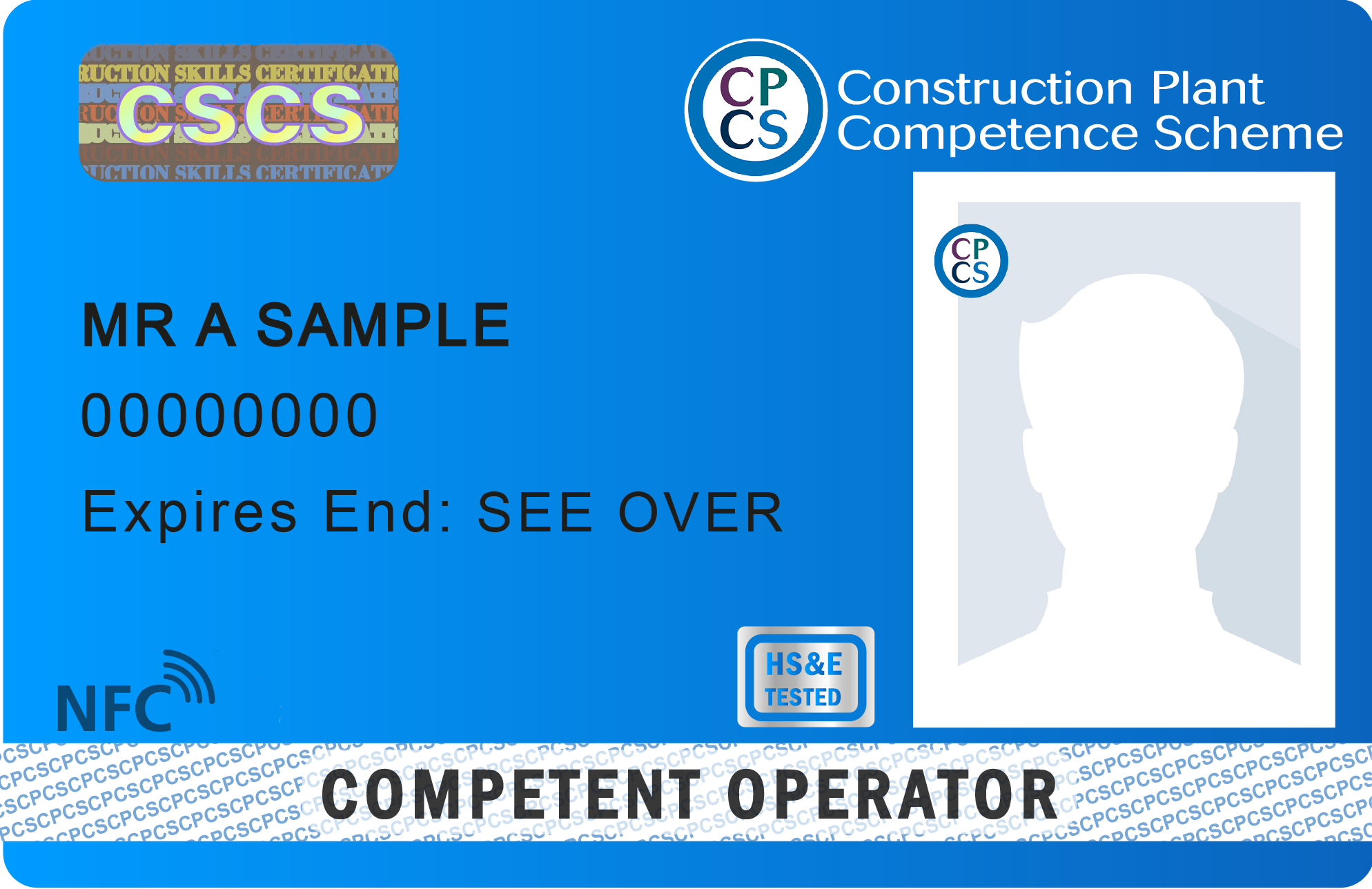 blue CPCS card