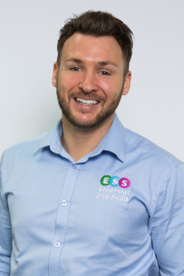 Photograph shows Michael Harcourt, Training Manager for Essential Site Skills, an award-winning Nationwide Training Course Provider