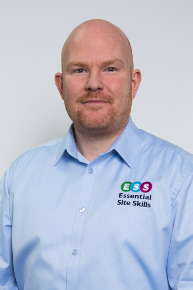Photograph shows George Wilks, Business Development Manager for Essential Site Skills, a Leading Health and Safety and Construction Training Course Provider
