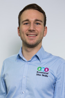 Photograph shows Jamie Ringsell, Business Development Manager for Essential Site Skills, a Leading Health and Safety and Construction Training Course Provider