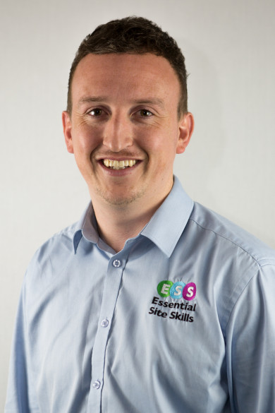 Photograph shows Liam Moore, Enrolment Officer at Leading Health and Safety Course Provider Essential Site Skills