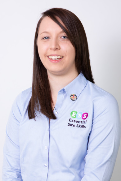 Photograph shows Amy Milford, Adult Skills Tutor at Award Winning Health and Safety Course Provider Essential Site Skills