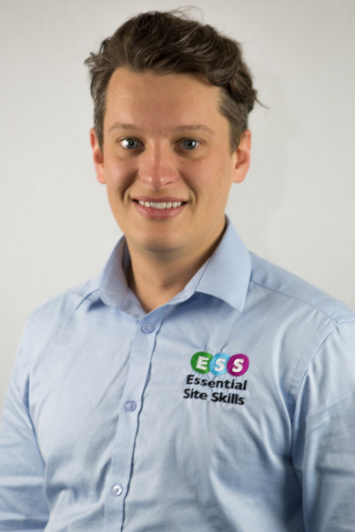 Photograph shows Tom Marshall, Business Development Manager for Essential Site Skills, a Leading Health and Safety and Construction Training Course Provider