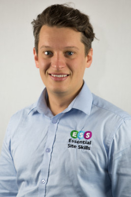 Photograph shows Tom Marshall, Business Development Manager for Essential Site Skills, a Leading Health and Safety and Construction Training Course Provider