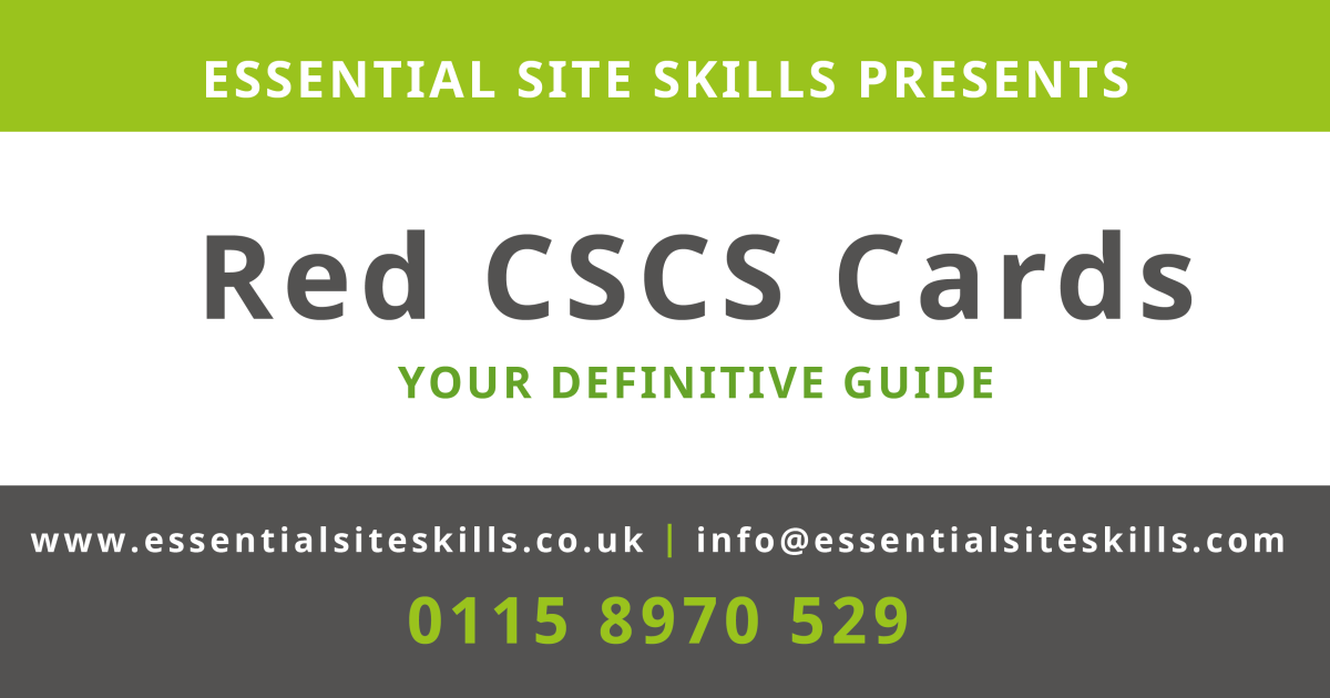 Red CSCS Cards Explained Essential Site Skills